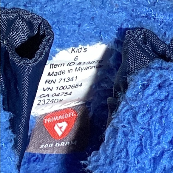 Kids L.L. Bean ultralight Winter Boots size 6 - Picture 6 of 7